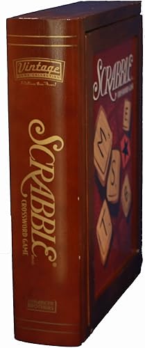 Miniatura 2 de Parker Brothers Vintage BookShelf Game Collection - Juego de palabras de Scrabble Cross en caja de madera para libros