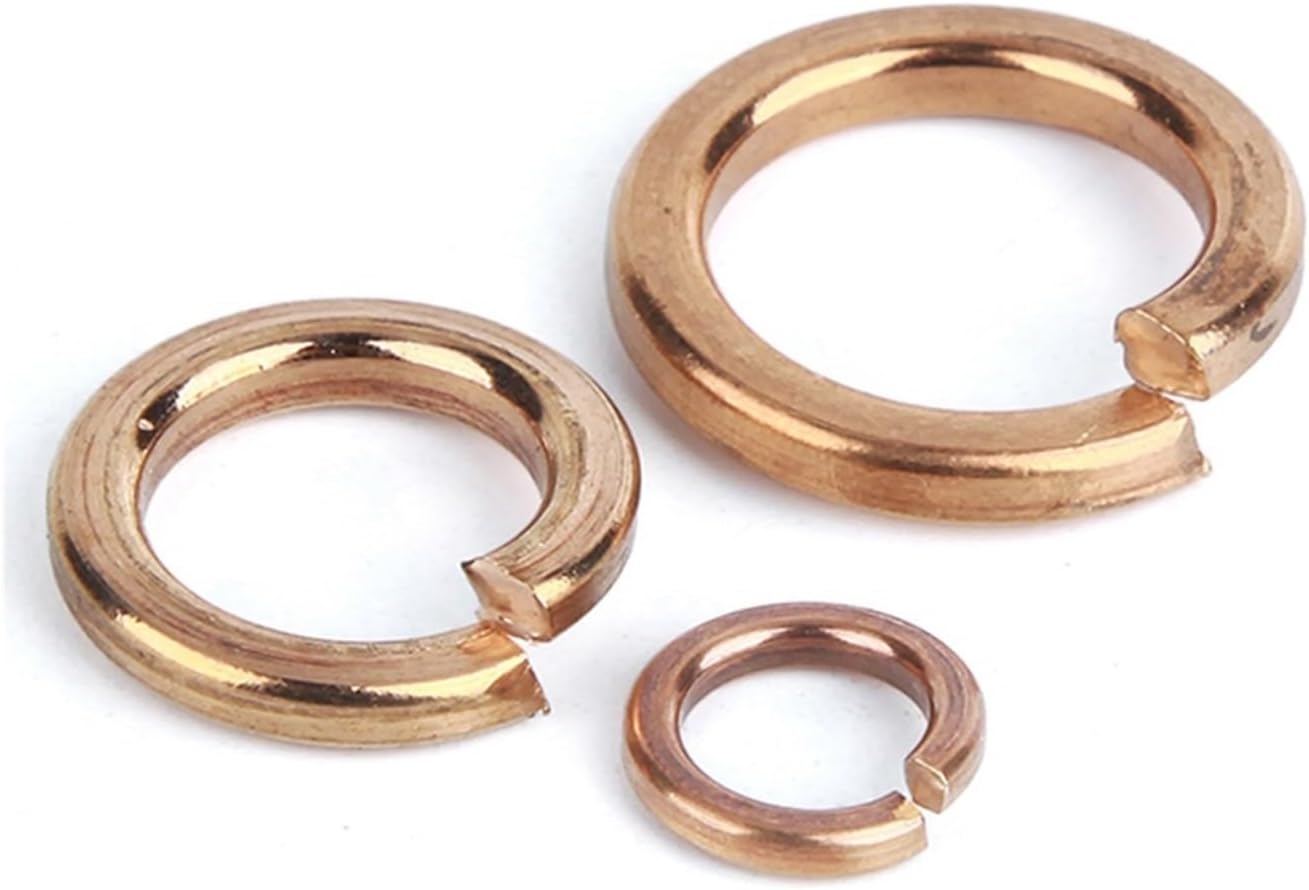 CREAP Brass Split Spring Washer Bronze Copper Shells Pad Spring Lock Washer Anti-Loose M3 M4 M5 M6 M8 M10 M12M14M16M18 M20(M14 (2Pcs))