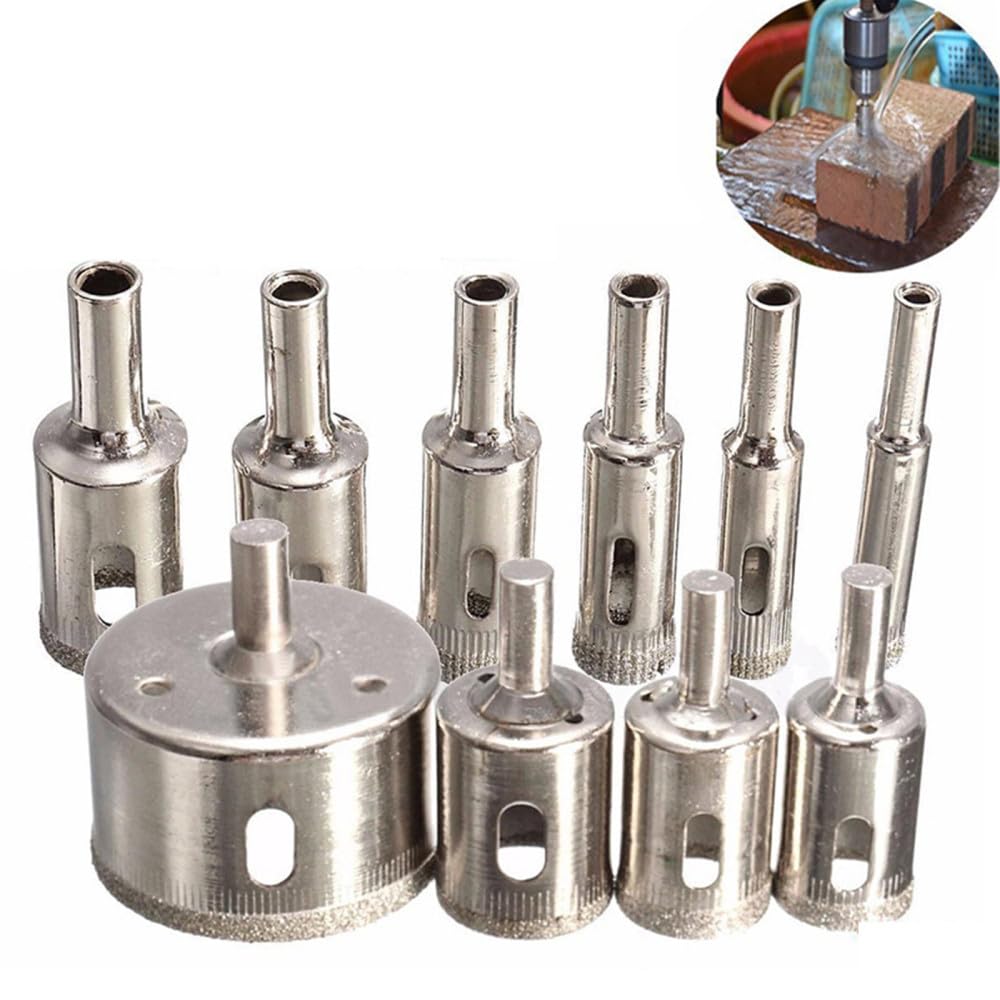 1 sztuk 3-200mm powlekane wiertło diamentowe wiertło rdzeniowe ze szkła otwornica do szklanych płytek ceramicznych marmurowy otwór elektryczne narzędzia do wiercenia, 115mm