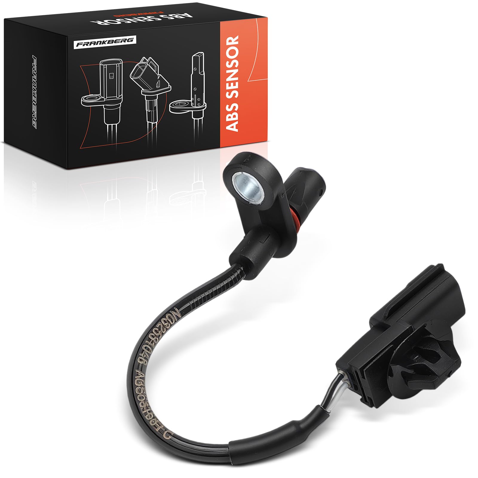 Frankberg ABS czujnik prędkości ABS Speed Sensor kompatybilny z Baleno 2016-2024 ABS czujnik tylny lewy lub prawy One Piece Replace # 56310M68P00