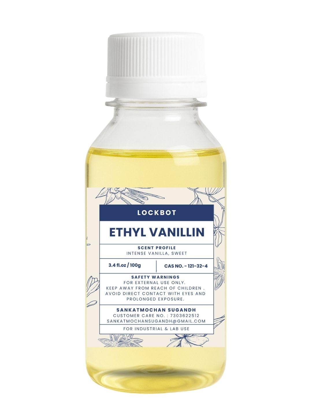 Ethyl Vanillin (Diluted) Perfume Fixative & Fragrance Booster | Intense Vanilla, Sweet Aroma - 100ml-picture-23