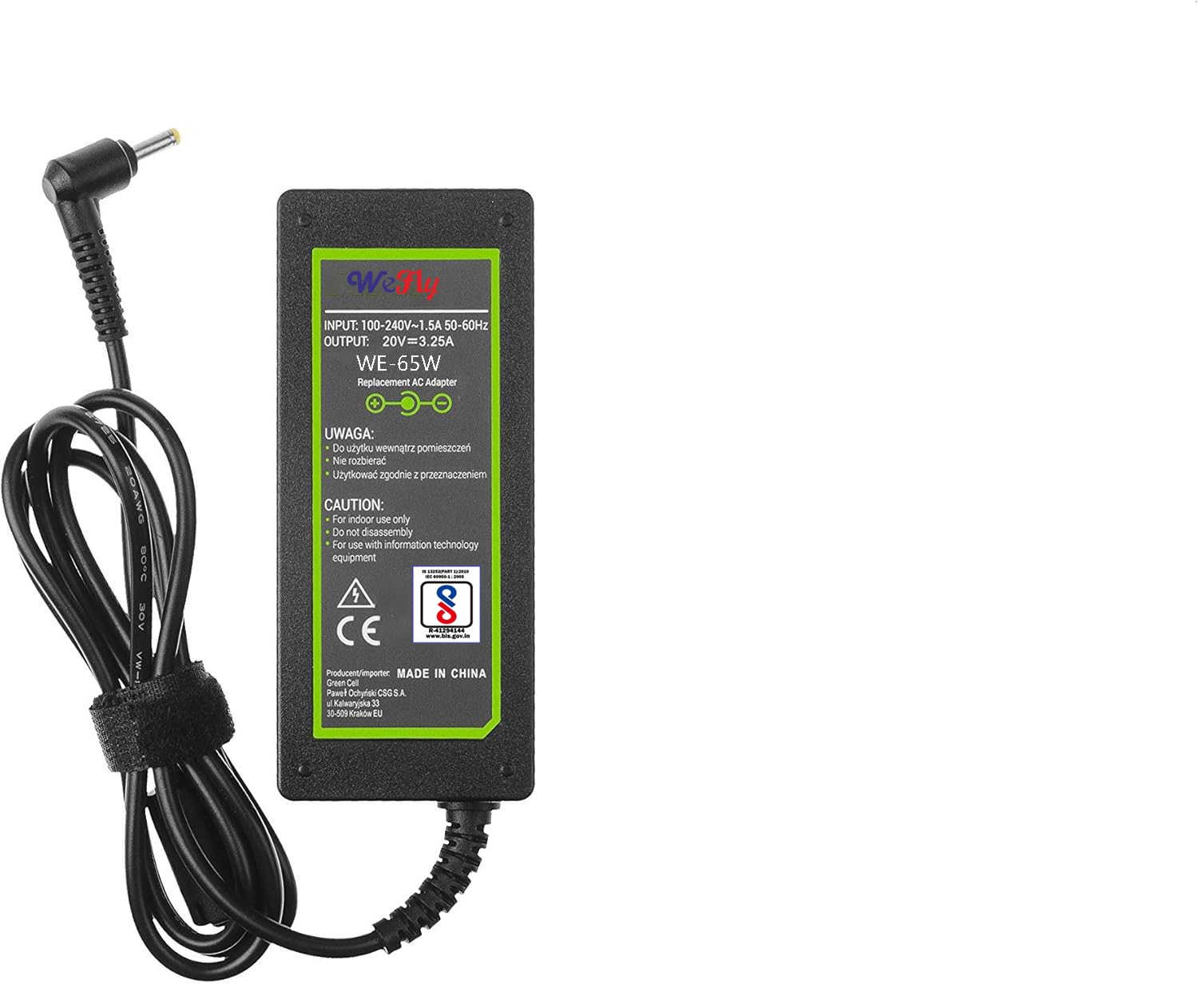 WeFly 65w 20V 3.25A 4.0mm x 1.7mm Laptop Adapter Charger for Lenovo IdeaPad Slim 1 3 5 1i 3i 5i S130 S145 S340 C340 L340 S530 S540 110 110S 120 310 320 330 330S 510 510S 520 520S 530 710S V15 (B0DDKNHLBF) Amazon Price History, Amazon Price Tracker