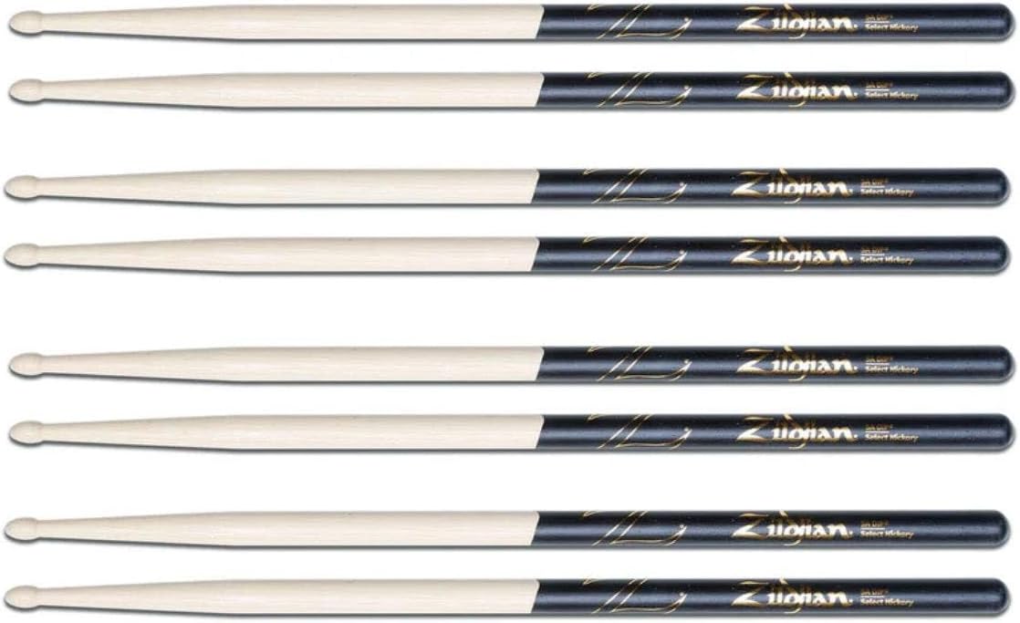 Zildjian Dip Drumsticks with Towel and Drum Key - 5A, 4-pack
