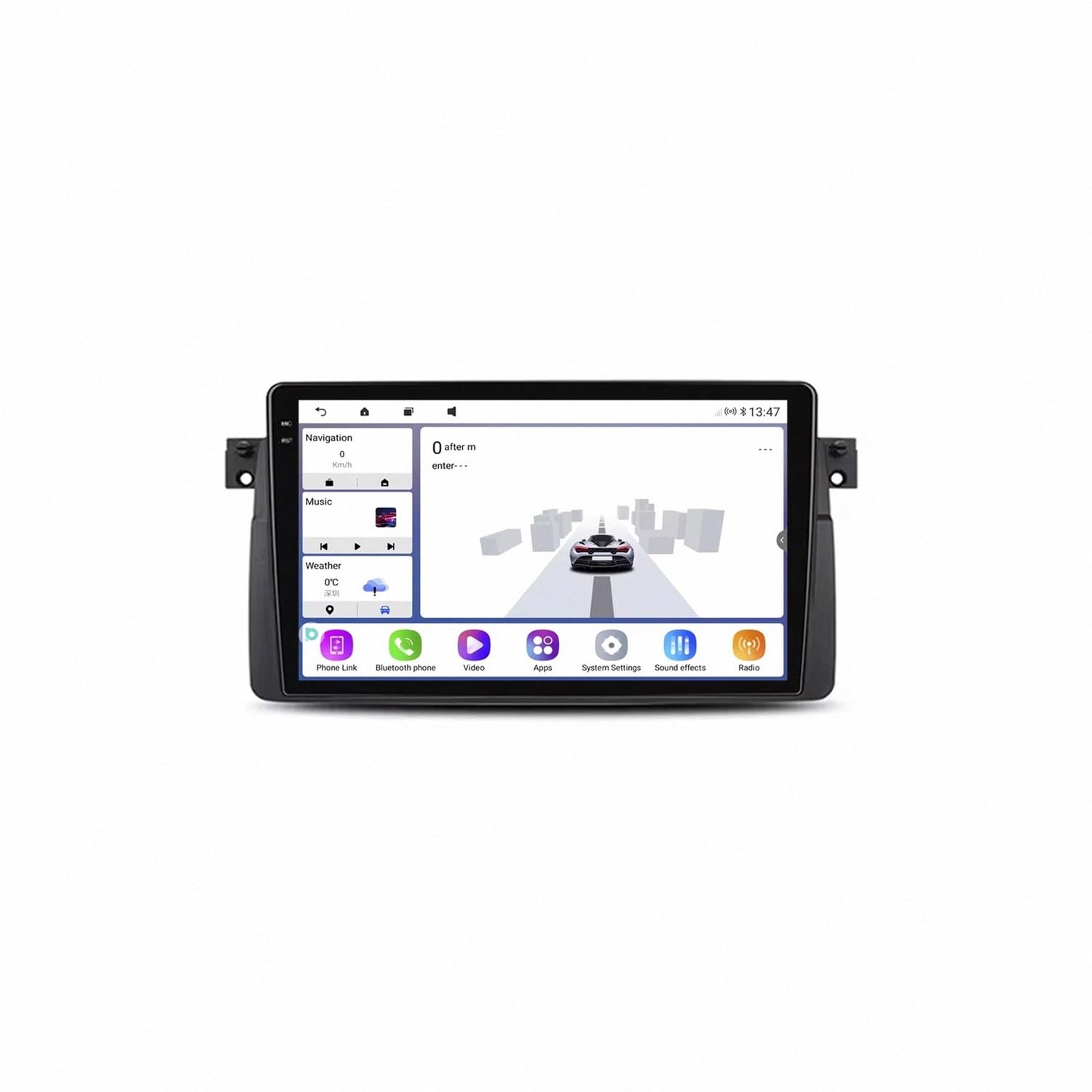 Radio Coche 2 DIN para Viajar con Mapas en BMW E46 Serie 3 8