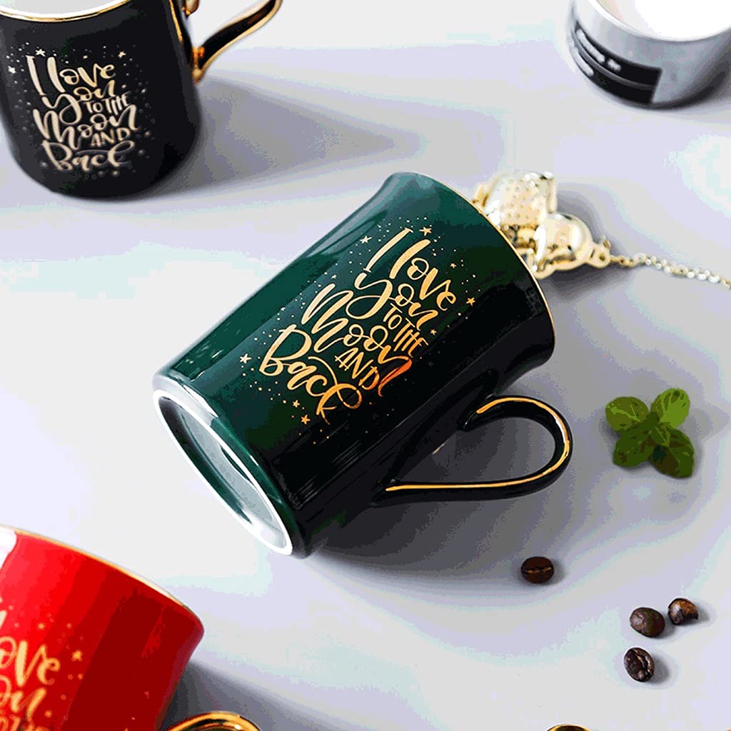 Tazza dipinta per cucito 3D Design creativo dello spazio con manico Forniture regalo per tazze multiuso adatte al microonde