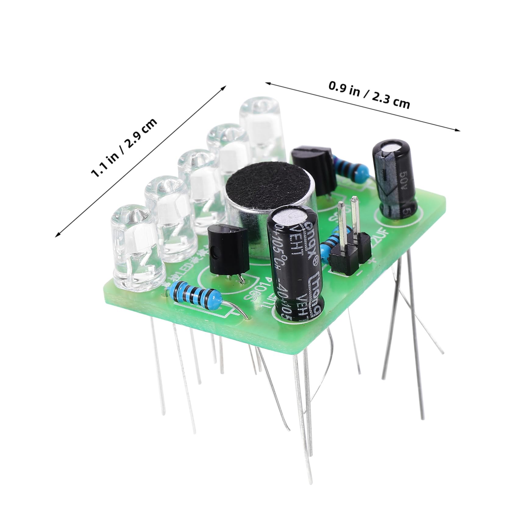 Uonlytech - Module Acoustique LED - Module Clignotant LED lumière Flash Lustre LED DIY Respirer des pièces légères Module de pièces de Lampe Clignotante LED Tons de Terre dirigé Positionner