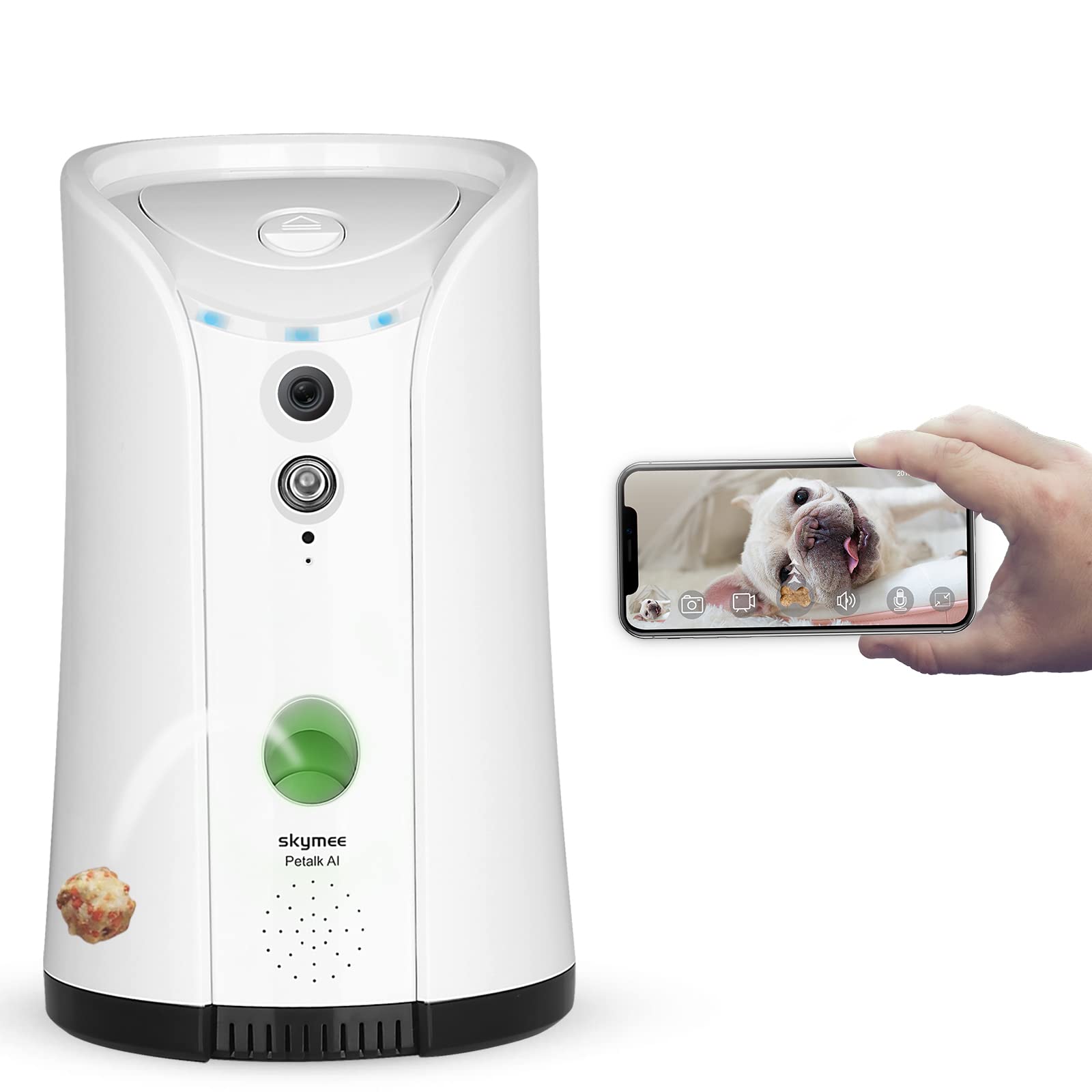 Amazon.co.jp: SKYMEE ドッグカメラ ペットカメラ おやつを飛び出す