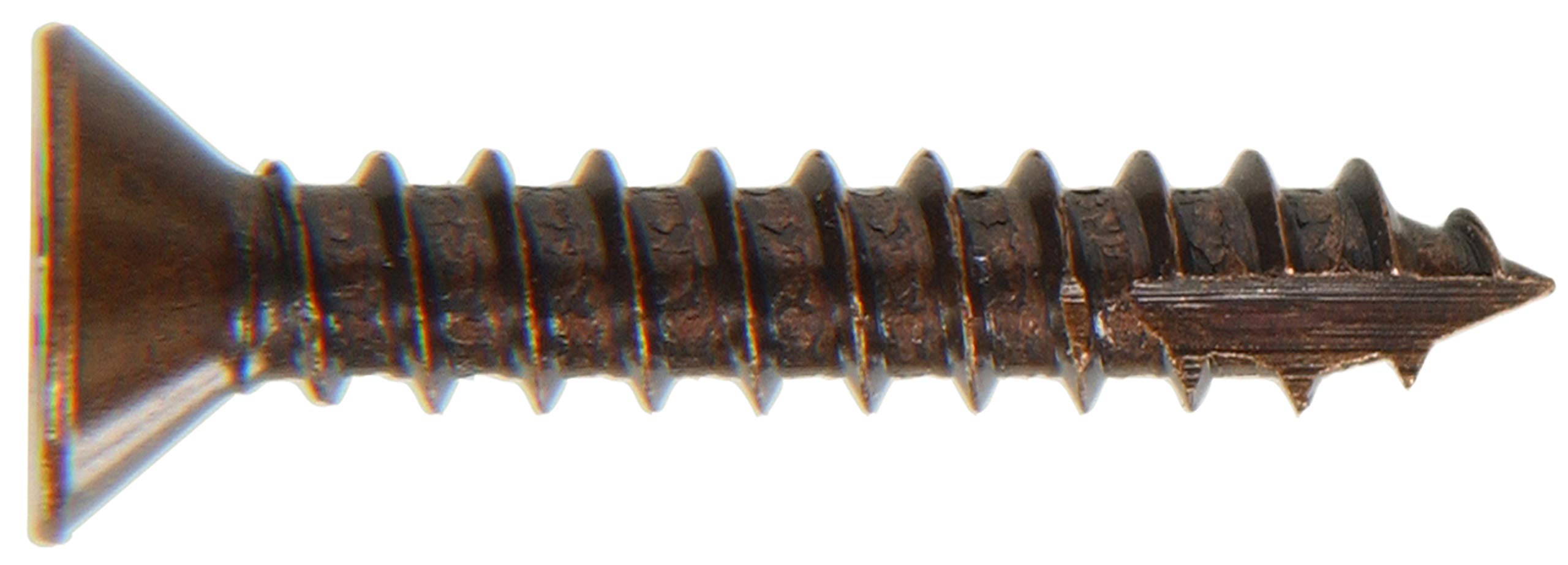 Hillman 45363#7 x 3/4-inç Düz Phillips Ahşap Vida, Antik Bronz, (40'lı Paket)