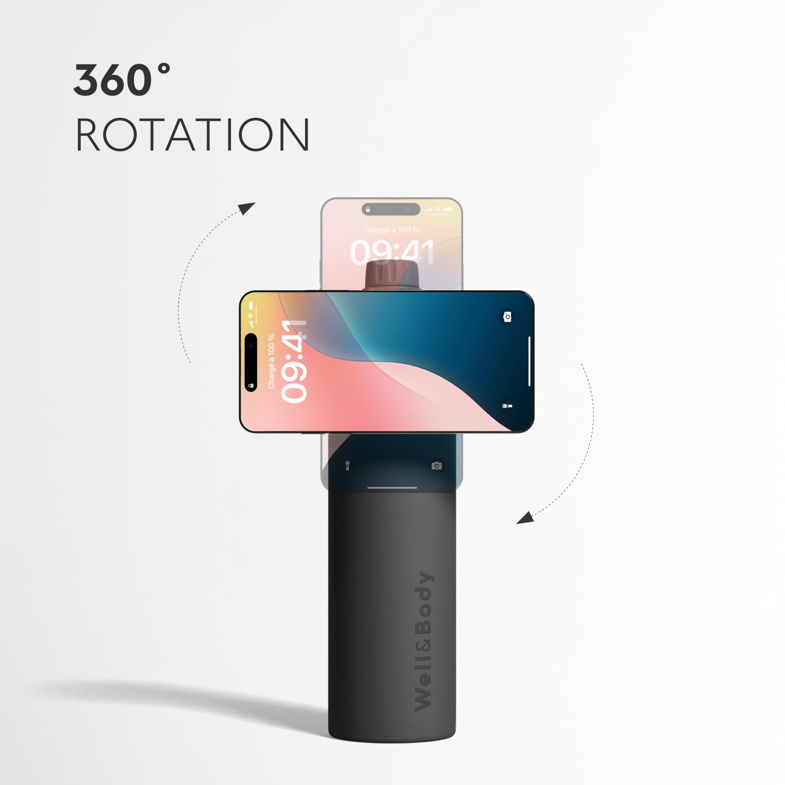 Magnet’O WELL & BODY Magnetic 750mL Insulated Water Bottle with Magnetic Phone Holder Compatible with MagSafe - Image 4
