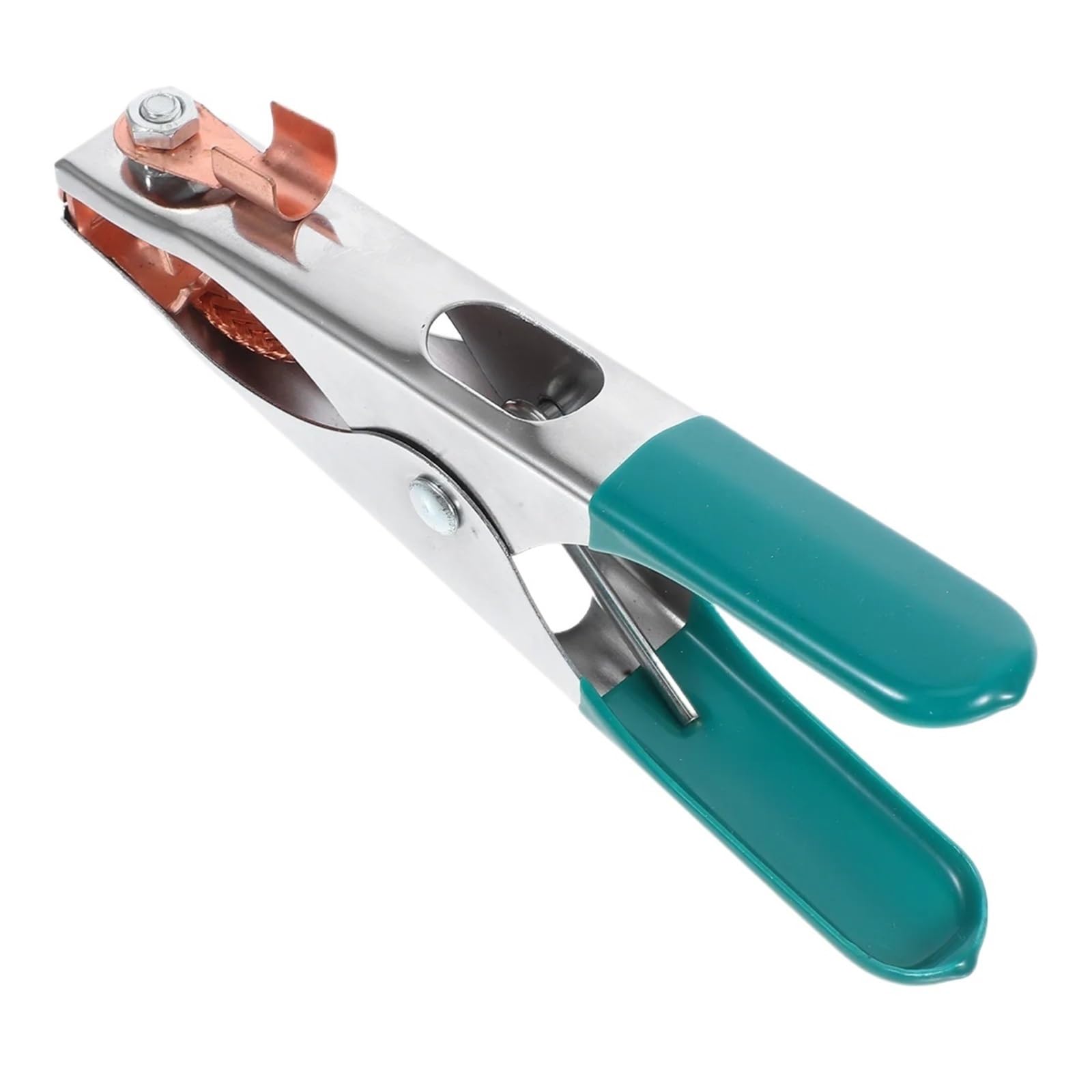 Welding Earth clamp Welding Ground Clamp Conductive Body Insulated Handle Spring Loaded for MIG Welder