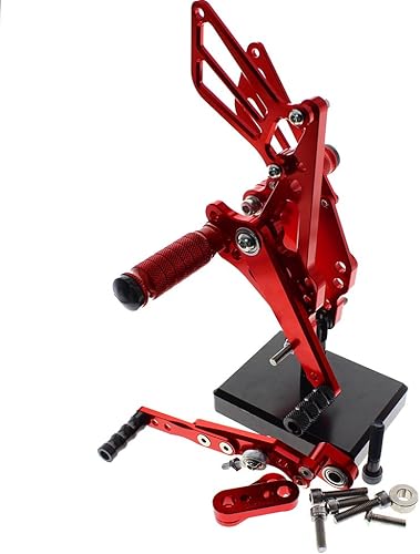 Miniatura 19 de FXCNC Juego de estriberas ajustables para motocicleta CNC K9 K11 compatibles con GSXR 1000 GSXR1000 GSX-R1000 2009-2016 Oro