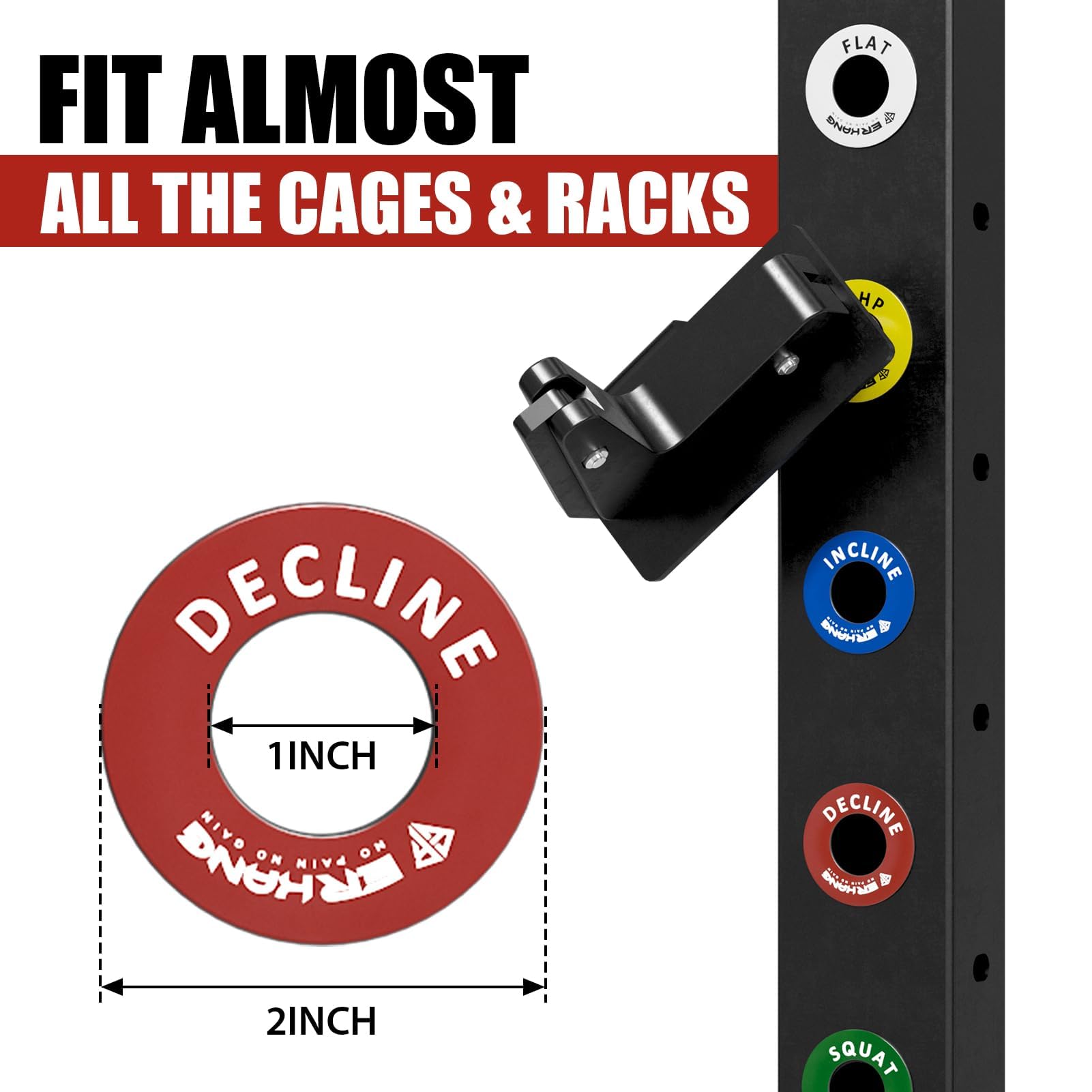 Snapklik.com : GMWD Power Cage Magnetic Position Markers, 1 Inch Power ...