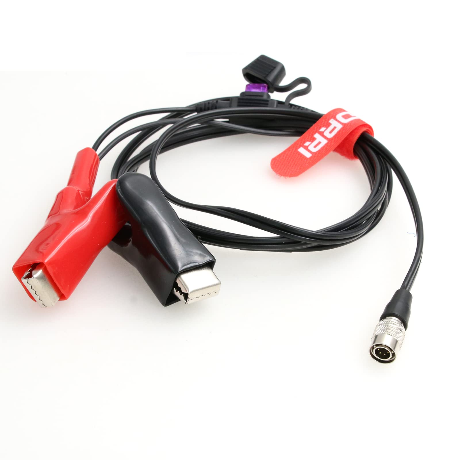 Amazon | DRRI 12V 6ピン ヒロセ ワニ口クランプ付き電源