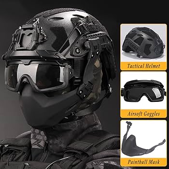 ミリタリーヘルメットです Amazon.co.jp: タクティカル FAST SF ヘルメット ハーフフェイス エア