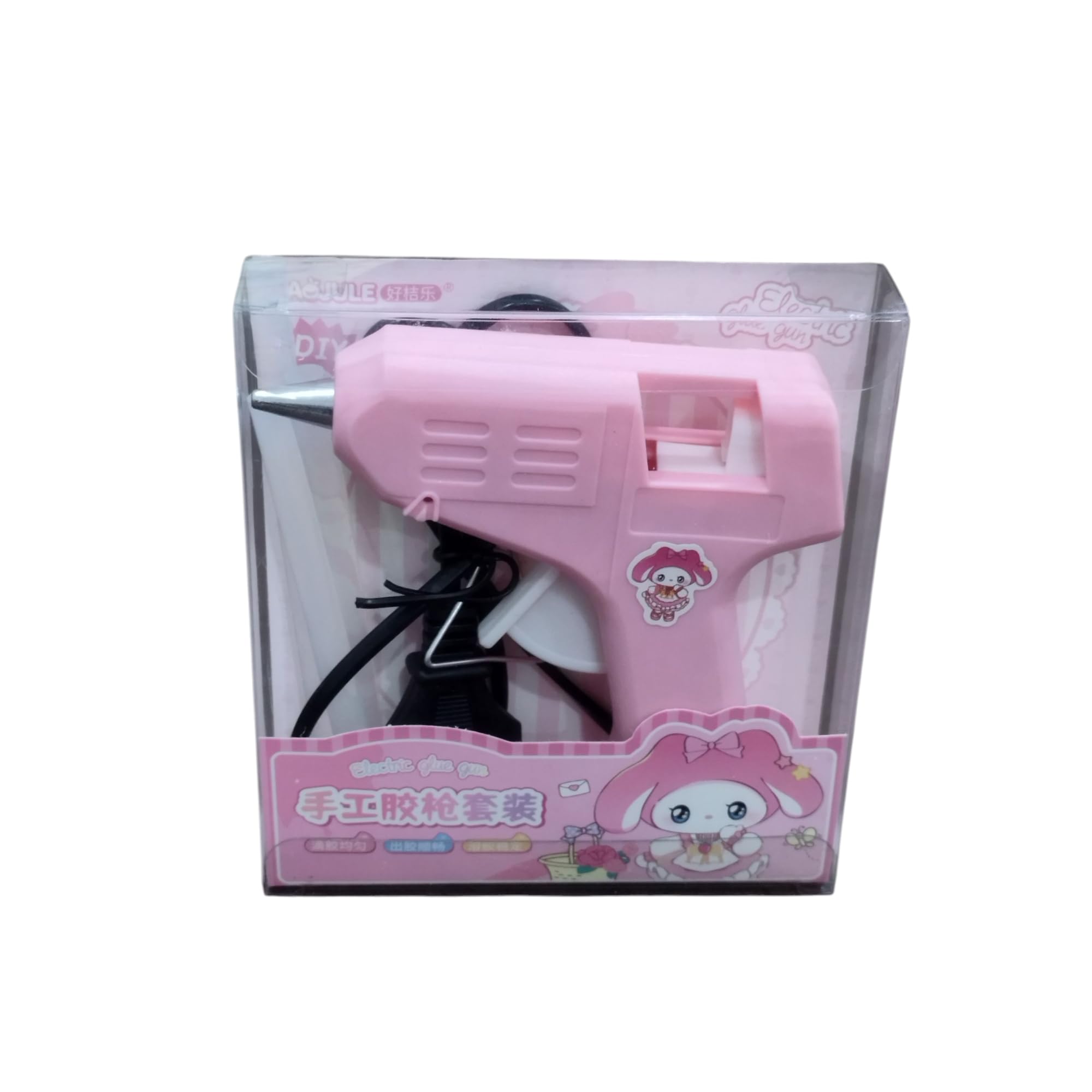 LIGHTER HOUSE Kuromi And Friends Mini Hot Glue Gun - 100% Safe - Energy Efficient - Perfect for Fixing Household Items, Arts & Crafts, & More! (Pack of 01) Mix Design-image-2