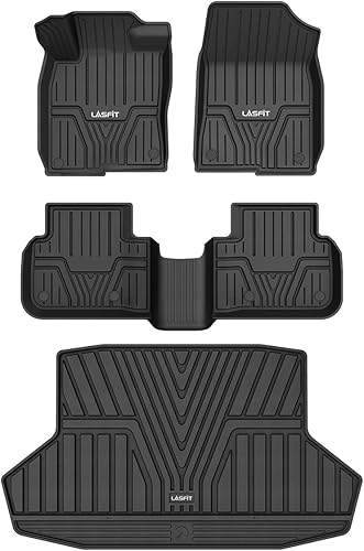Miniatura 1 de LASFIT Alfombrillas y alfombrillas para maletero para Honda Civic Sedan 2022-2025 2026 con puertos USB (no para Hatchback y híbrido 2025), forros de