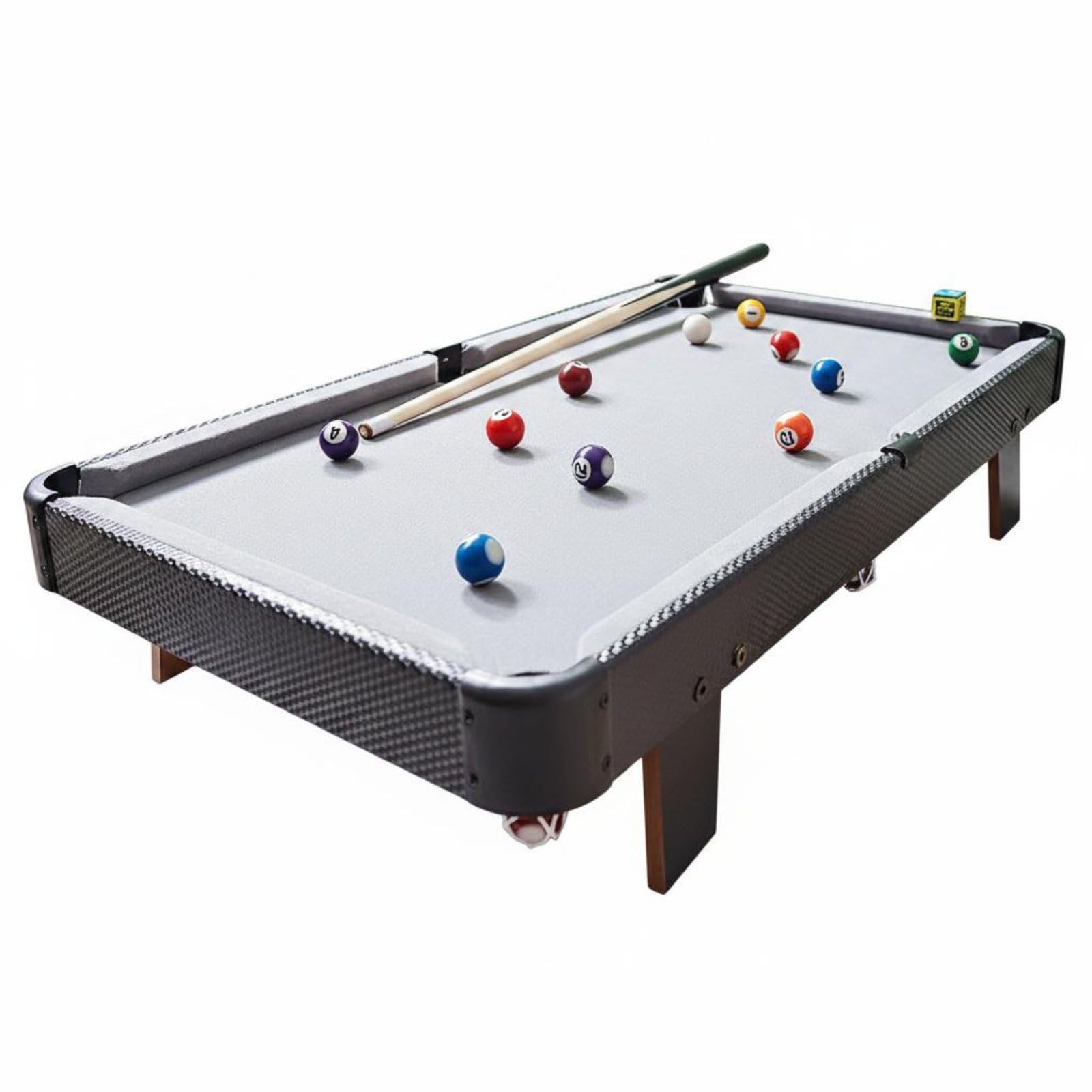 Mini Table Billard Assemblage Rapi Billard Miniature Fabrication Soignée pour Famille