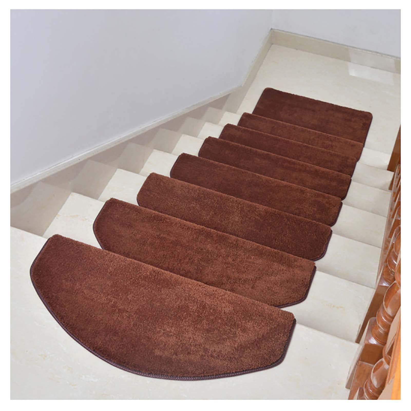 Alfombrillas de sisal para escaleras peldaños seguros sin caídas alfombras autoadhesivas