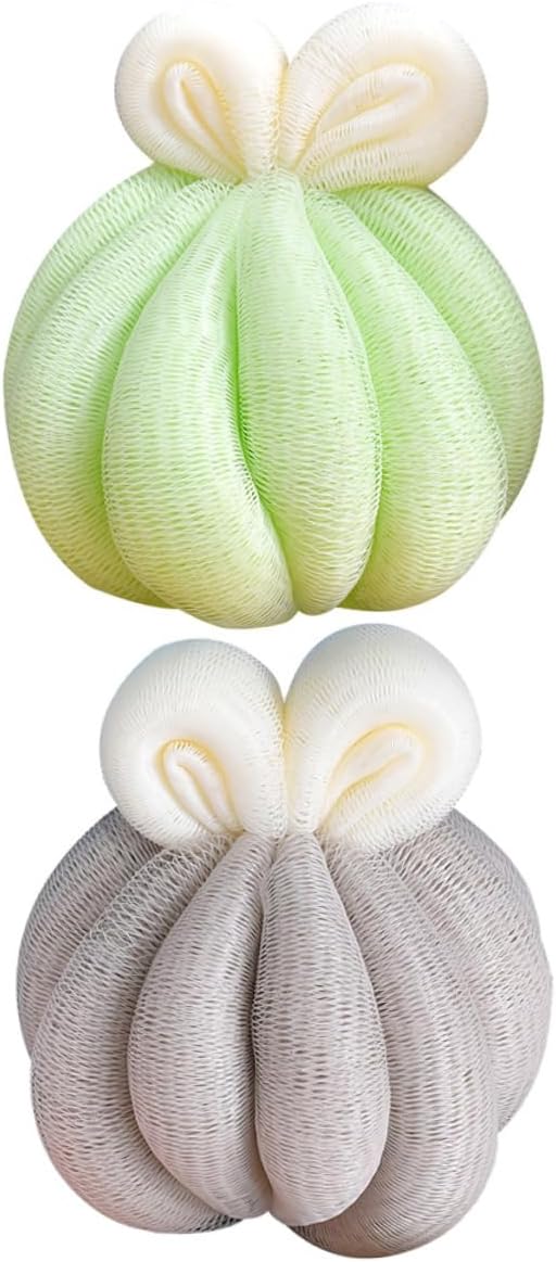 Ipetboom 2pcs Elastic Bath Comfortable Shower Bubble Scrubbers for Cleaning Practical Bathroom Accessories for Daily Use and Convenient Storage