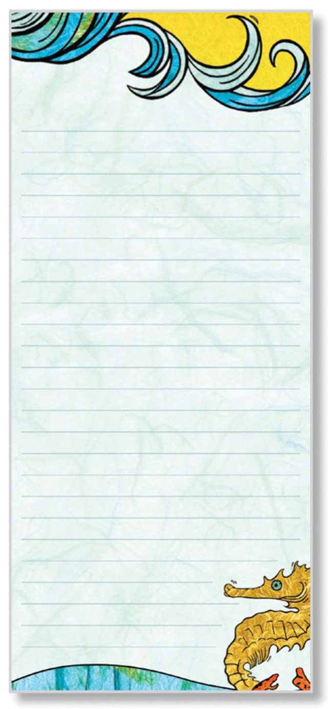 Karen Foster 37000 Ocean Escapade Magnetic Notepad