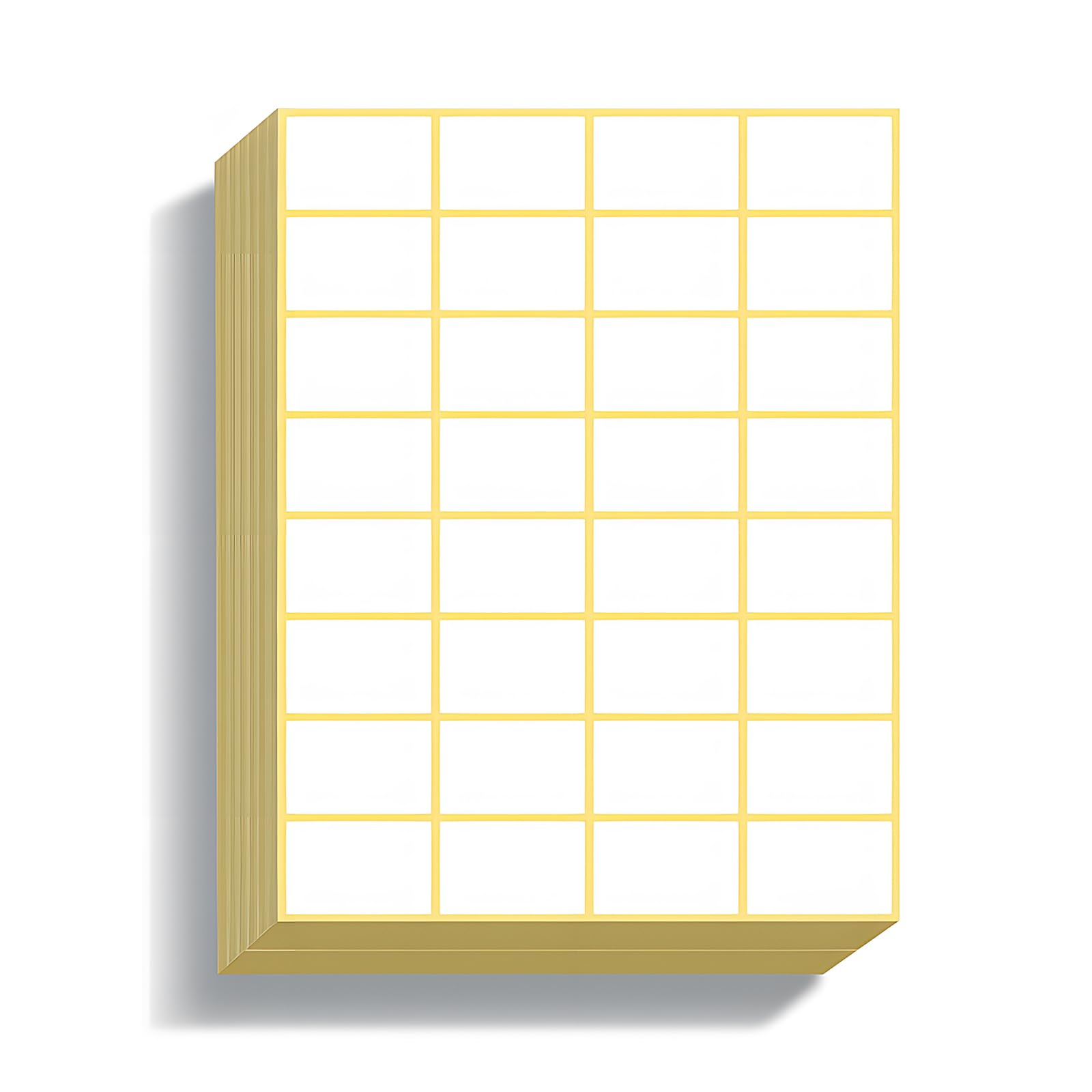 Foyscr 1800 pcs, 40 X 20 mm White Small Label Stickers, Removable Stickers, Matte Blank Rectangular Labels, Address, Price and Name Labels for Home, Office, Kitchen, Folders, Envelopes