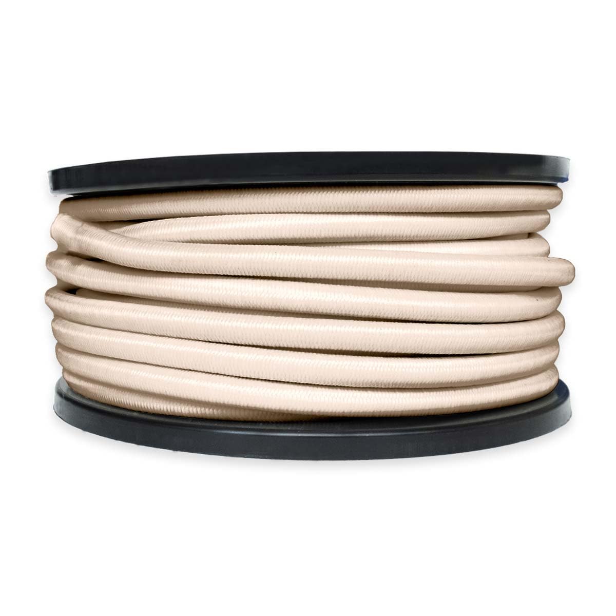 Cuerda elástica Marfil 25 Metros - Calidad Profesional TECPLAST 9SW - Cable elástico - Diámetro 9 mm