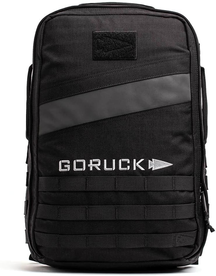 GORUCK Rucker 4.0 20L Black with White Embroidery