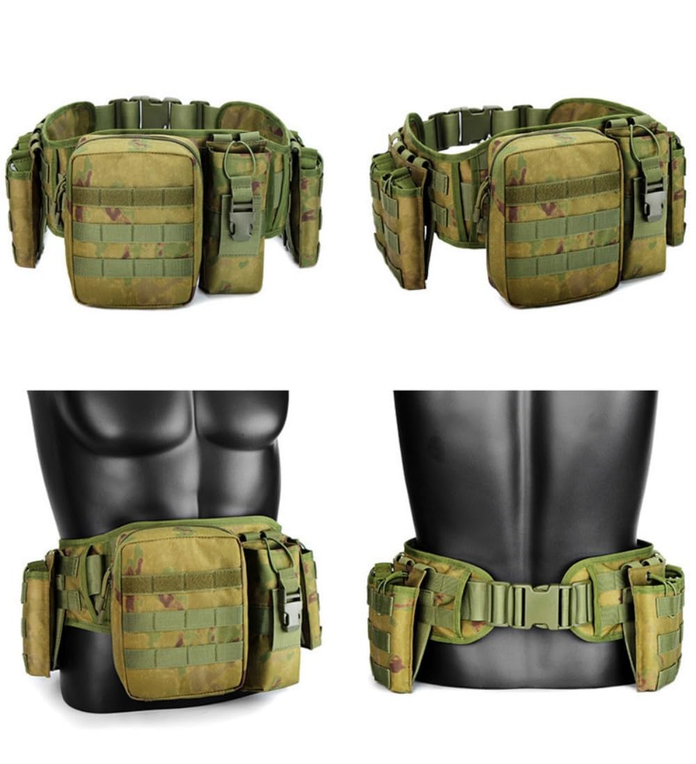 ACEXIER Sac Banane Tactique Multifonction pour Sports de Plein Air - Poche Poitrine pour Homme, Gcp (Green)