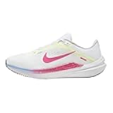 Winflo 10 Women's Road Running Shoes (FZ3973-100, White/Barely Volt/Aquarius Blue/Hyper Pink)