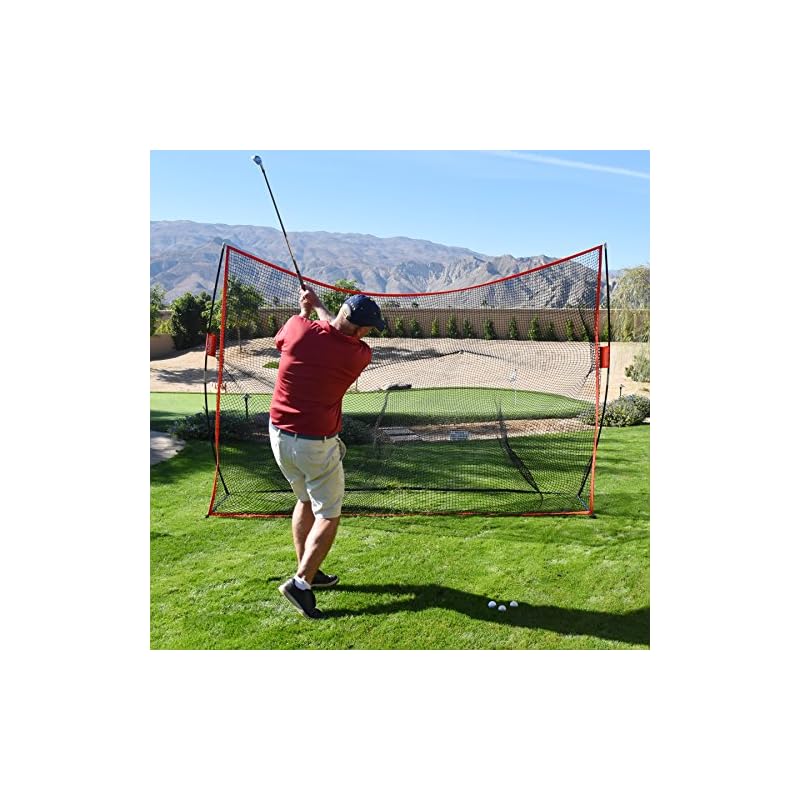 GoSports Golf Practice Hitting Net Choose Between Huge 10’x7′ or 7’x7′ Nets Personal Driving