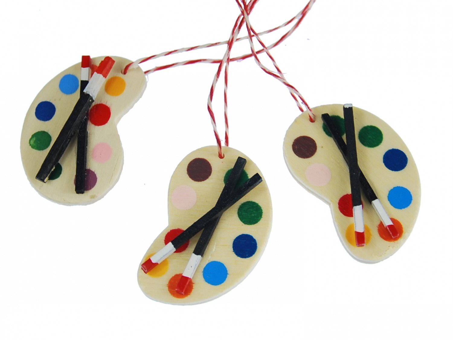 Bijoux Pendentif Sapin de Noël Miniblings palette colorée lot de 3 pièces pour fêtes