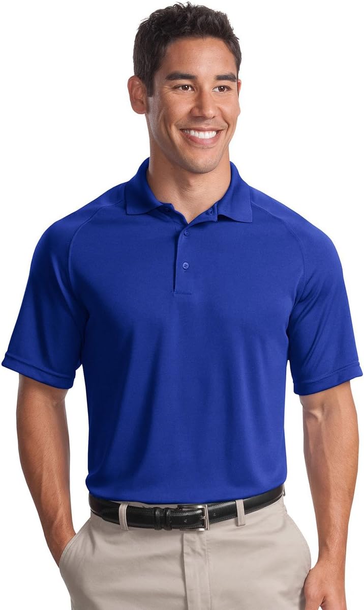 SPORT-TEKUnisex Dry Zone Raglan Polo | Casual Short Sleeve Collared Shirt for Men & Women, Top for Work, Tennis & Golf