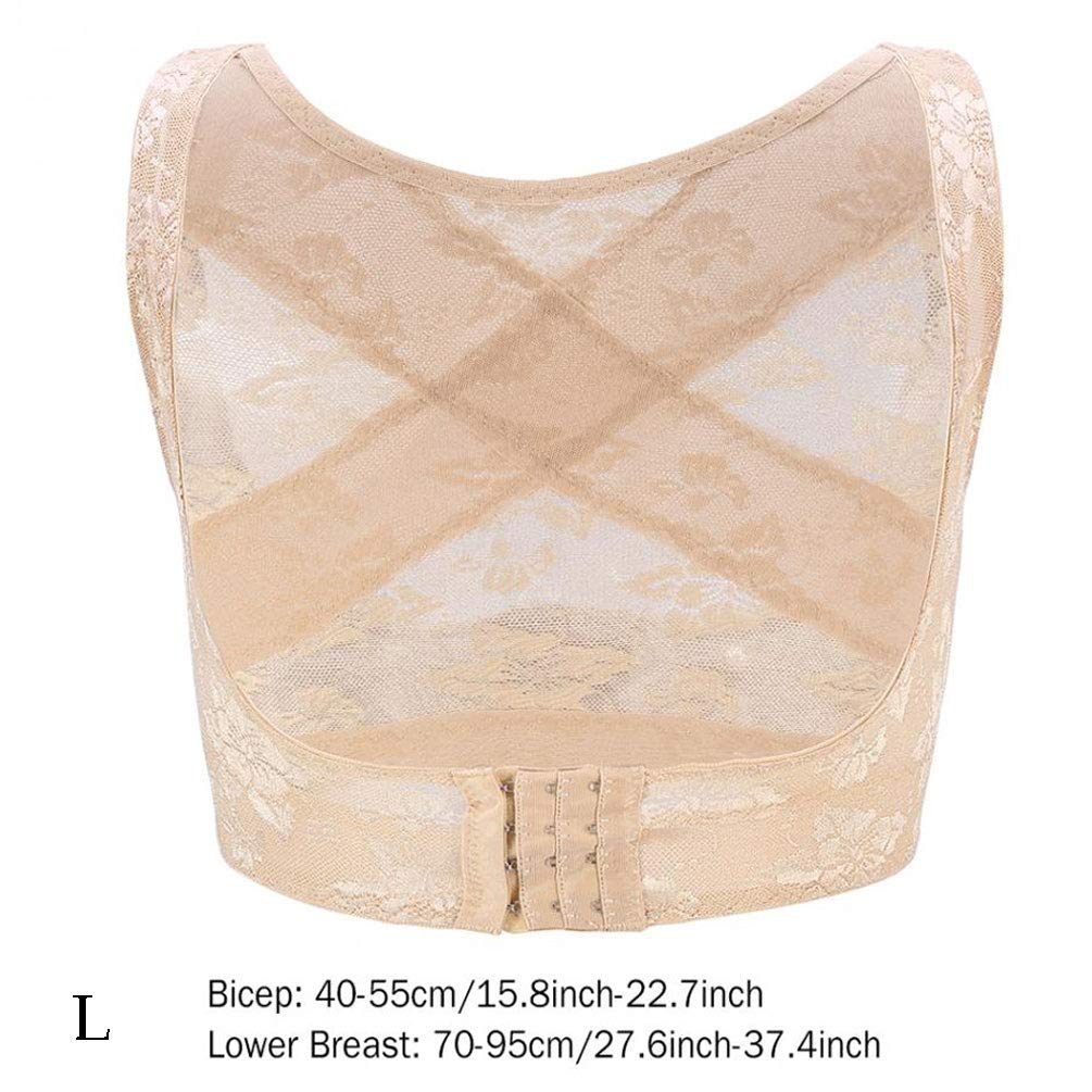 Corrector de postura para mujer, faja moldeadora de compresión para mujer, soporte de espalda cruzada, buena