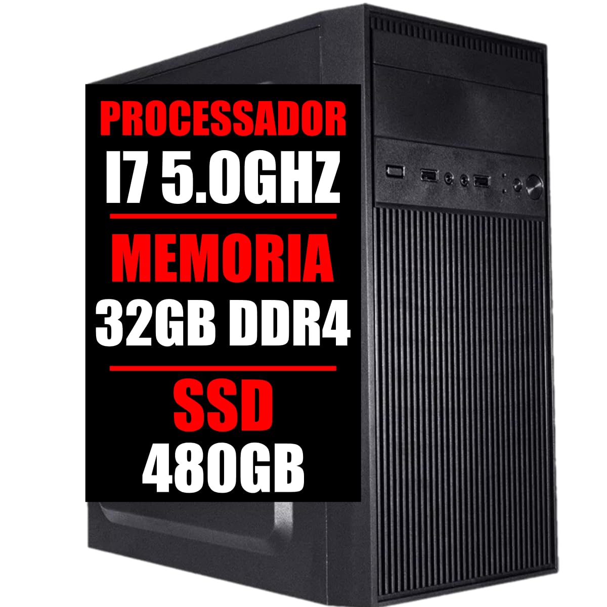 Intel Core i7 デスクトップPC 8GB RAM 500GB Pc Computador Intel Core i7 10 Geração, 32Gb Ddr4, Ssd 480Gb (8GB