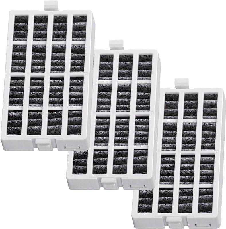 W10311524 AIR1 Refrigerator Air Filter Cartridge Replacement for Whirlpool,Maytag, Kitchenaid, Kenmore,Amana and Jenn Compatible with Fresh Flow Air Filter (3 Pack)