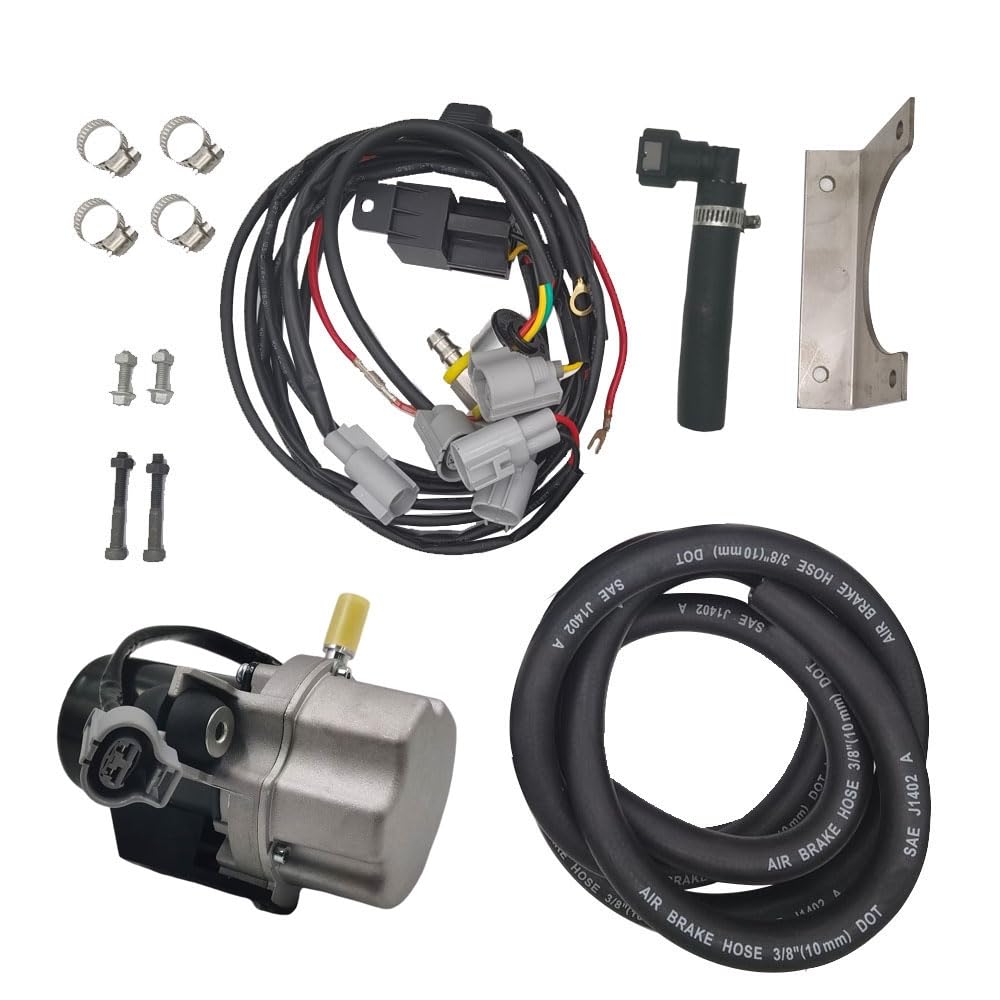 Photo 1 of PNEUGO 12V Brake Booster Vacuum Pump kit - "Plug and Play" w/installation kit,high-performance 18'' to 25'' electric vacuum pump for brake booster EVP50