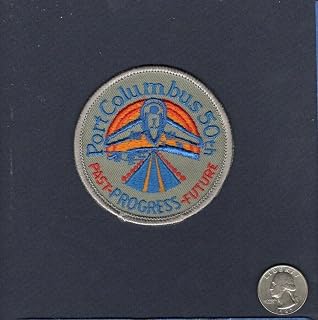 Port Columbus Ohio Airport 50Th Anniversary Patch 1929 1979 Airline Terminal