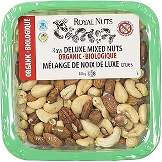 ROYAL NUTS Organic Deluxe Mix Unsalted, 200 Grams
