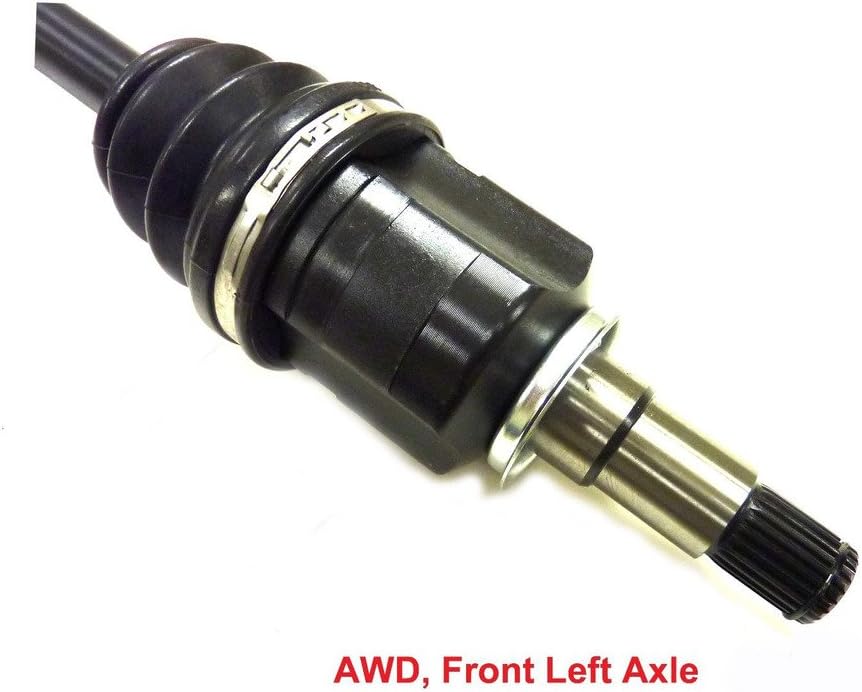 DTA TO2717 Front Left - New Premium CV Axle (Drive Axle Assembly) Compatible with AWD IS250 GS300 GS350 IS350 AWD Only