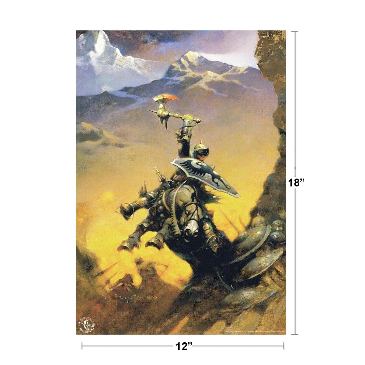 Amazon.com: Laminated Eternal Champion by Frank Frazetta Gothic