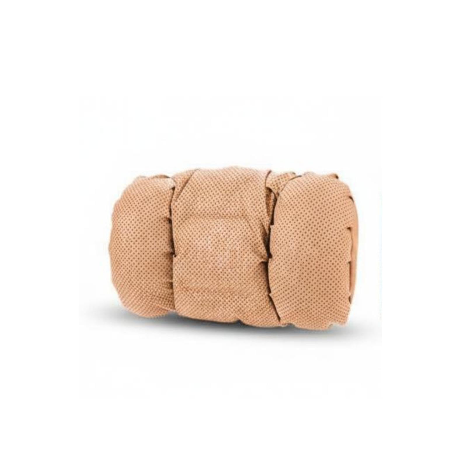 SNAPPSY Car Headrest Pillow Perforated Faux Leather Headrest Pillow Padded Adjustable Seat Cushion for Driving Autumn Chestnut Headrest-image-9
