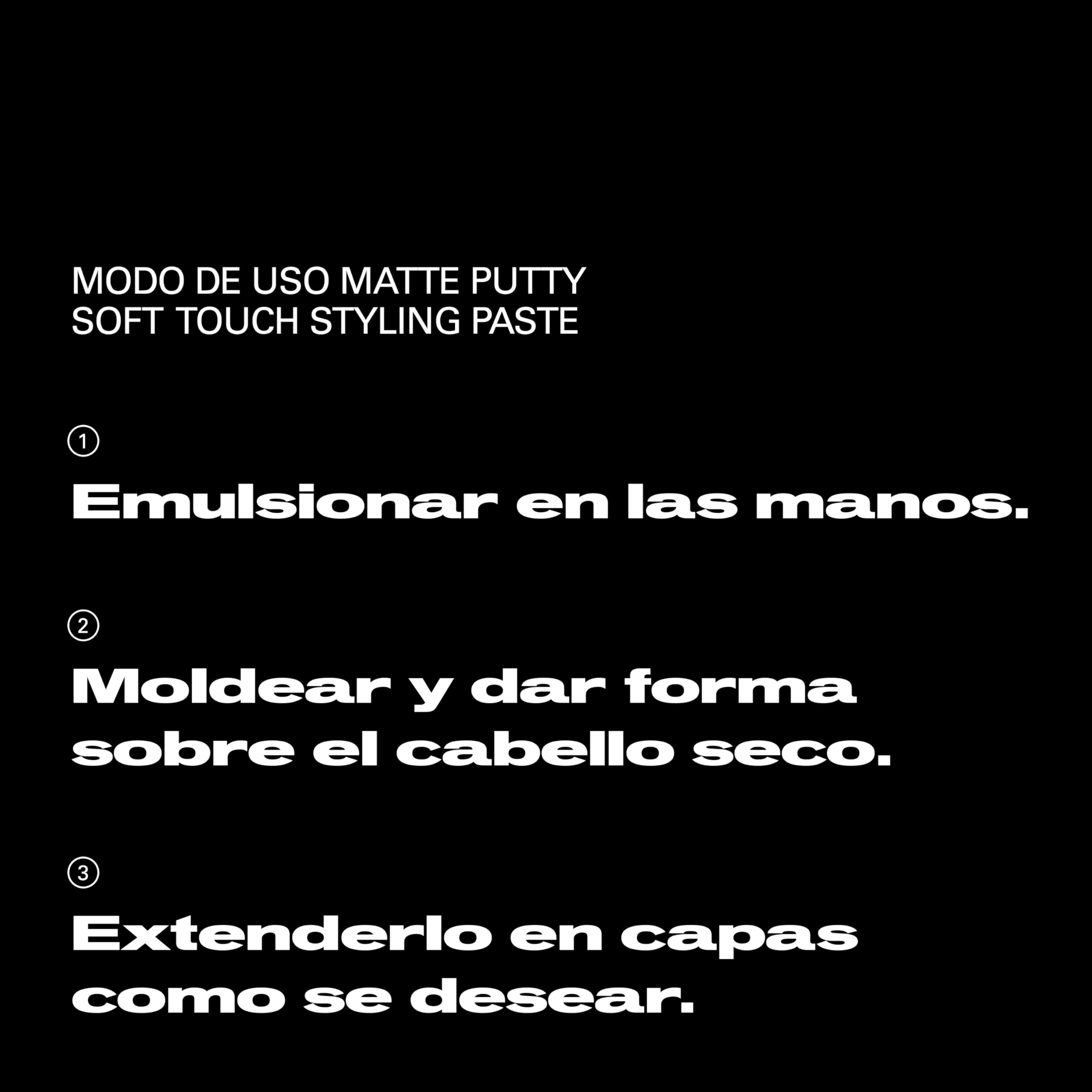 Sebastian Professional Matte Putty | Pasta de Peinado con Acabado Mate | Cabello con Textura | Remoldeable con Fijación Suave y Ligera | Para Cualquier Longitud | 75g