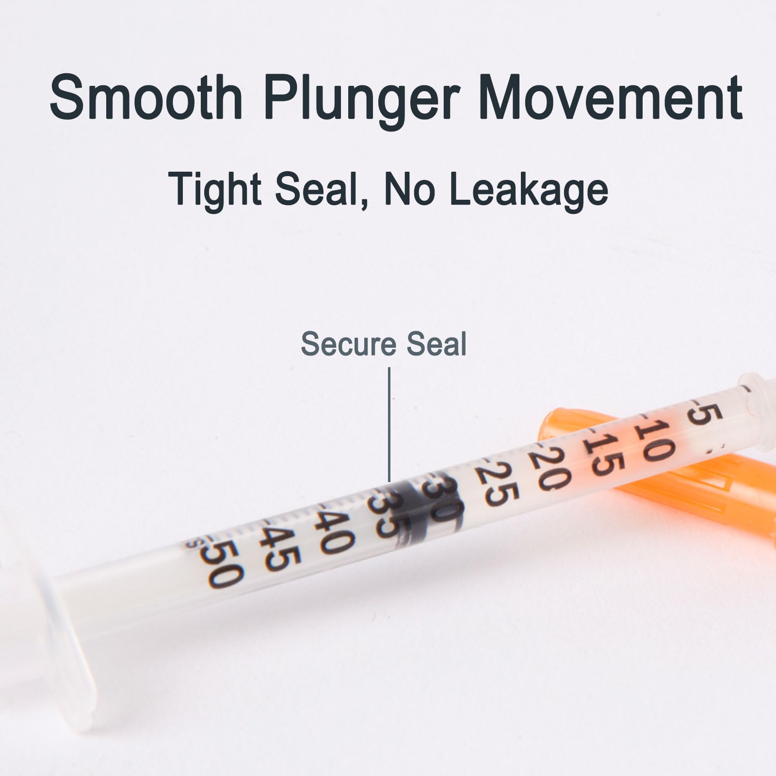 0.5ml Syringe with Needle,31G 5/16 Inch 8mm Syringe with Needle,Individually Wrapped Pack of 30 — Amazon image 5
