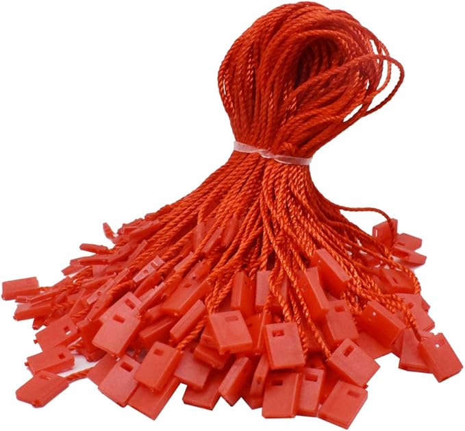 7 Inch Hang String Tag Fasteners Nylon Snap Lock Pin Loop