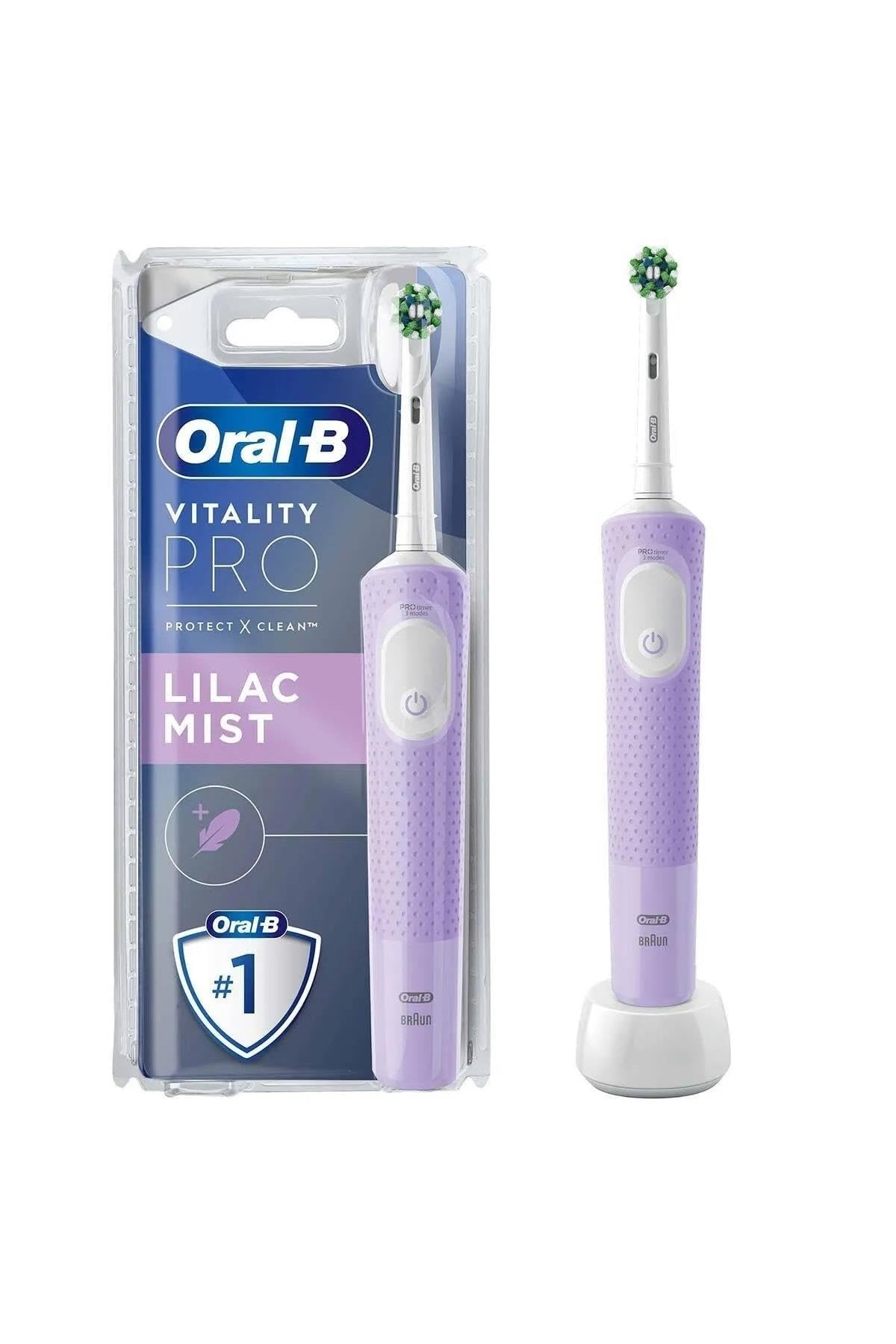 Vitality Pro - Cepillo de dientes eléctrico, color blanco