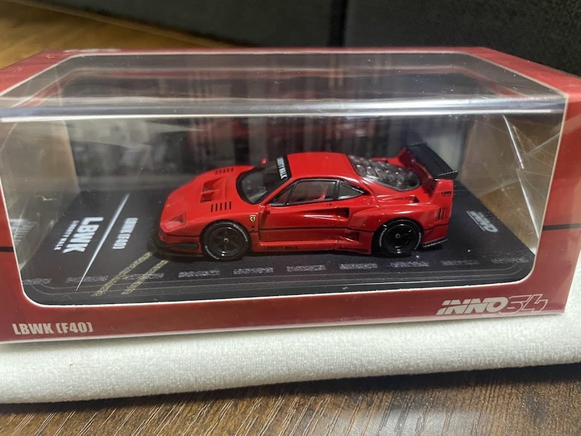 Amazon.co.jp: 1/64 INNO イノモデル LB-WORKS F40 レッド デカール付き : おもちゃ