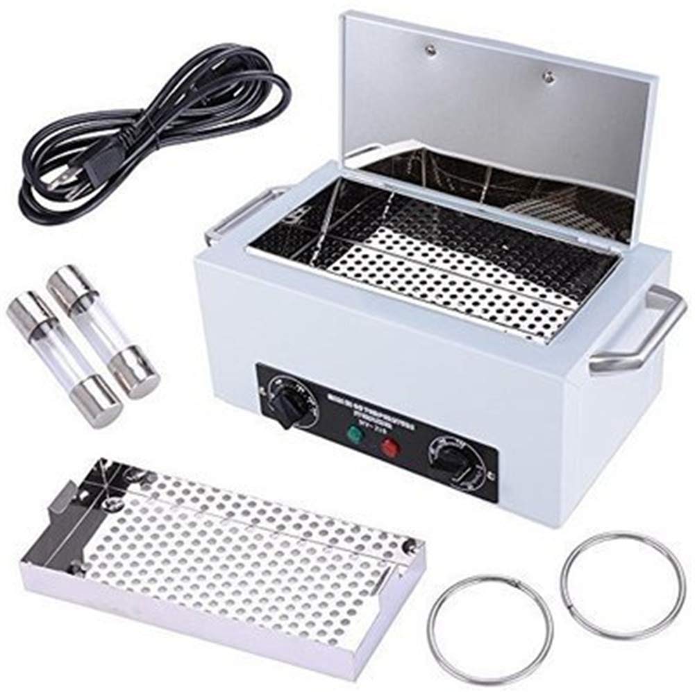 Sterilizzatore per autoclave, sterilizzatore per unghie ad alto calore secco, armadietto per sterilizzazione a temperatura, per disinfettare, forbici, asciugamano, salone di bellezza, strumenti per