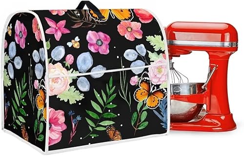 Miniatura 6 de Hechitok Butterfly Kitchen Aid - Funda para batidora de pie, paquete individual, se adapta a todos los modelos de cabezal inclinable y elevador de
