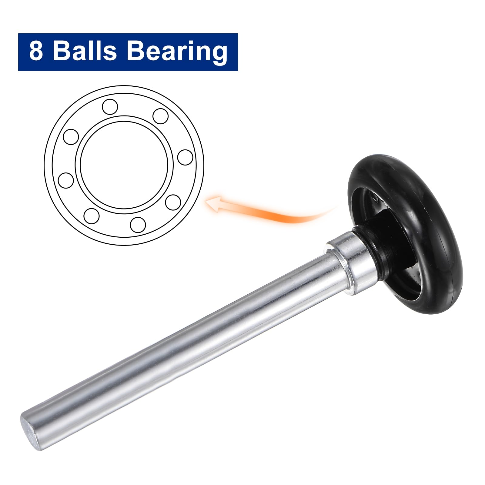 Kozelo 10 Pcs Nylon Garage Door Rollers - Image 4
