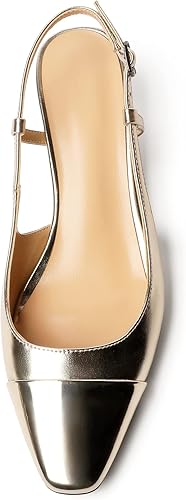 Miniatura 3 de Zamikoo Zapatos de tacón bajo para mujer con correa ajustable, tacones cuadrados de gatito, cómodas sandalias de tacón bajo de 2 pulgadas, zapatos